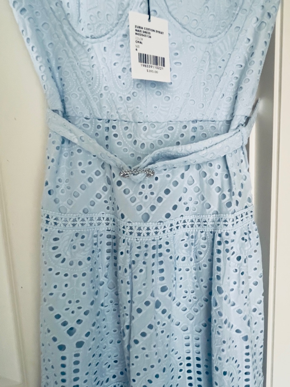 Generation Love Light Blue Eyelet Maxi Dress - Picture 4 of 8